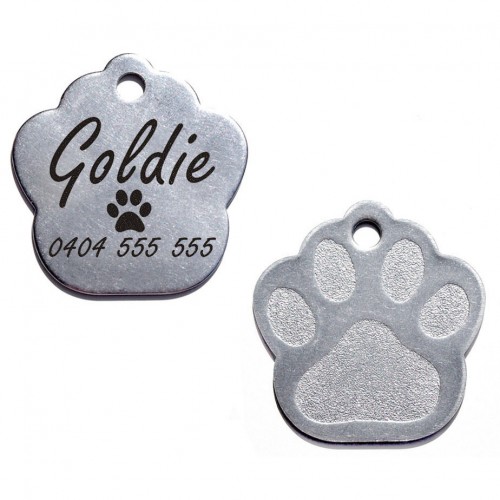 Engraved Cat Tag